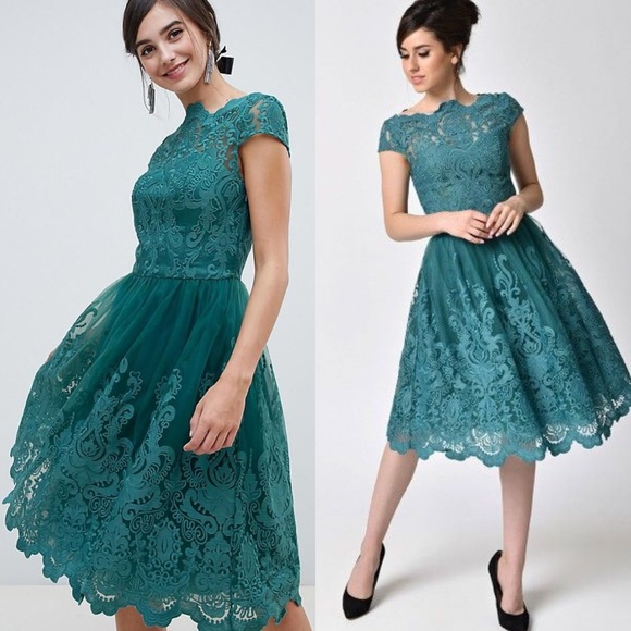 Modcloth Dresses & Skirts - NWT ModCloth chi chi London formal teal midi dress
